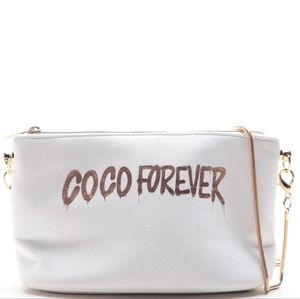 Chanel Coco Forever Cosmetic Zip Pouch with Chain Strap